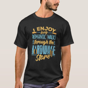 Camiseta Eu Desfruto de Caminhadas Românticas pela Loja de 
