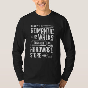 Camiseta Eu Desfruto De Caminhos Românticos Através Da Loja