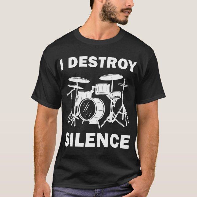 Camiseta Eu Destruo o silêncio (Frente)