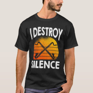 Camiseta Eu Destruo o silêncio e o Clarinetista
