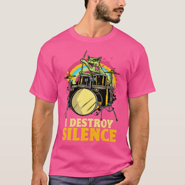 Camiseta Eu Destruo o tambor de calado (Frente)
