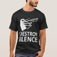 Eu Destruo Silence Funny Bagpiper Musico Escócia