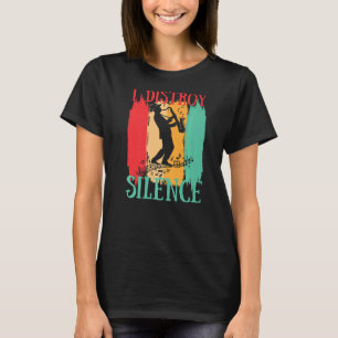 Camiseta Eu Destruo Silêncio Saxofonista Saxofonista Jazz M