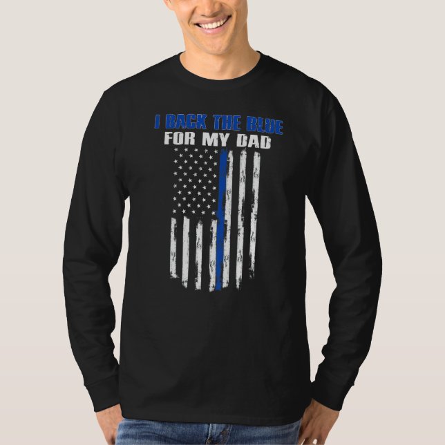 Camiseta Eu devolvo o azul para o meu Pai, orgulhoso polici (Frente)