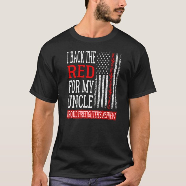 Camiseta Eu devolvo o vermelho para o sobrinho do meu tio B (Frente)
