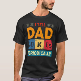 Camiseta Eu Digo Ao Pai Piadas Periodicamente Vintage Dia d