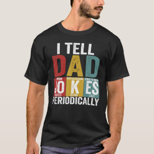 Camiseta Eu Digo Às Piadas Pais Periodicamente Fath De Vint