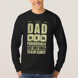 Camiseta Eu Digo Às Piadas Pais Periodicamente - Pai Padre