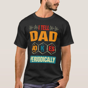 Camiseta Eu Digo Às Piadas Pais Periodicamente Retro Vintag