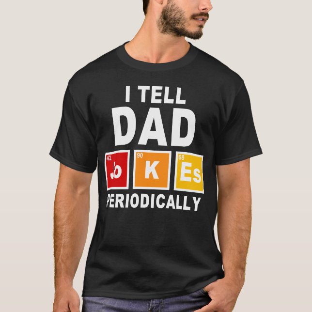 Camiseta eu digo piadas pais (Frente)