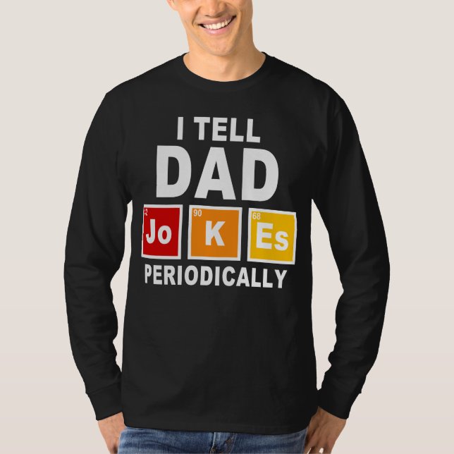 Camiseta eu digo piadas pais (Frente)