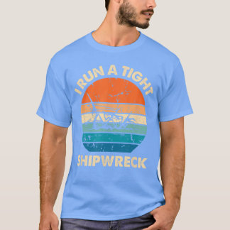 Camiseta Eu Dirijo Bem Naufrágio Engraçado Citação Vintage