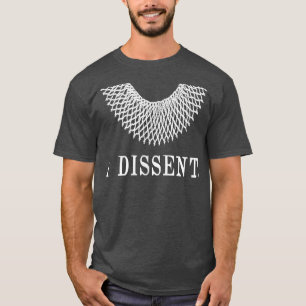 Camiseta Eu discordo com a coleira de rendas