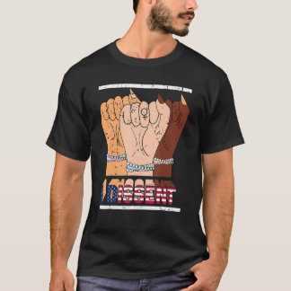 Camiseta Eu Discordo Feminista Pró Escolha Direitos Reprodu
