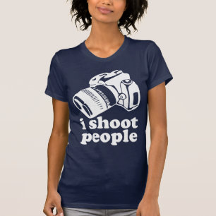 Camiseta Eu disparo em pessoas!