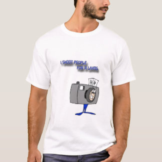 Camiseta Eu disparo em pessoas para uma vida