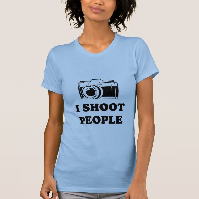Camiseta Eu disparo em povos (Frente)