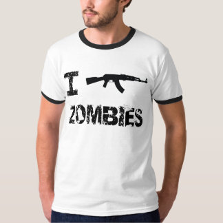 Camiseta Eu disparo em zombis