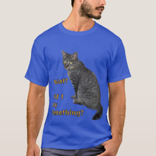 Camiseta Eu Disse Algo Gato De Arte?