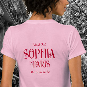 Camiseta Eu Disse Oui! A Viagem Para Ser em Paris da Soltei