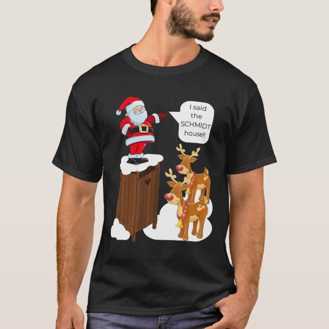 Camiseta Eu Disse Que Os Papais noeis De Xmas De Diversão D (Frente)