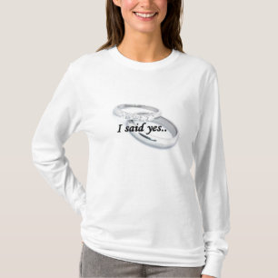 Camiseta eu disse que sim! Futuro Sra....
