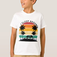 Eu Dormi Em Van Life Pun Vinatge Sunset viagem