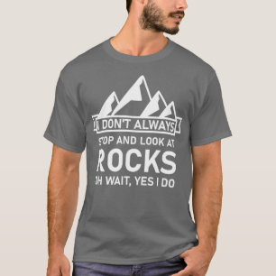 Camiseta Eu dou 27t sempre para e olha para as rochas