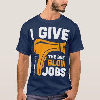 Camiseta Eu Dou Os Melhores Empregos Barber Engraçada Camis