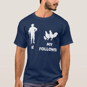 Camiseta Eu E A Minha Galinha Farmadora Engraçada