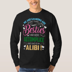 Camiseta Eu E A Vovó Somos Mais Do Que Besties E Ela É Minh