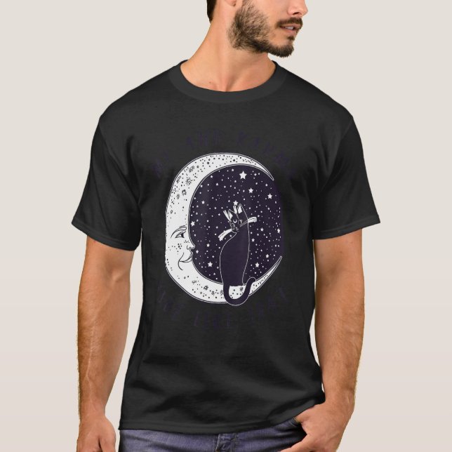 Camiseta Eu E Karma Cat Vibe Como Aquele Humor Sarcástico C (Frente)