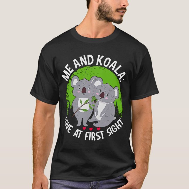 Camiseta Eu E Koala Amo-Nos À Primeira Vista 1 (Frente)
