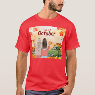 Camiseta Eu e meu amigo, de presente de outubro