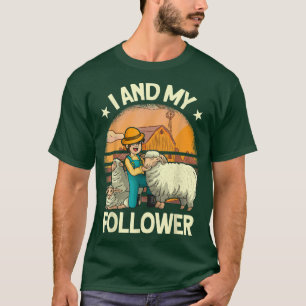 Camiseta eu e meu seguidor Farmer Sheep Farming T-Shirt