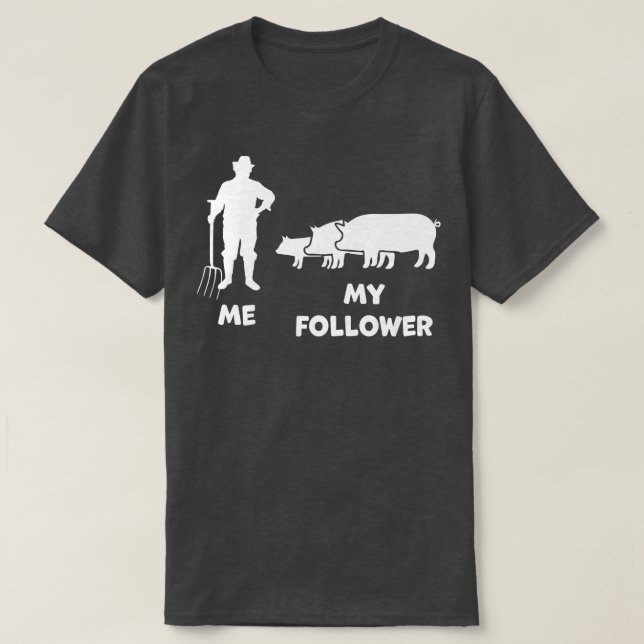 Camiseta Eu E Minha Farmadora Engraçada Da Follower (Frente do Design)
