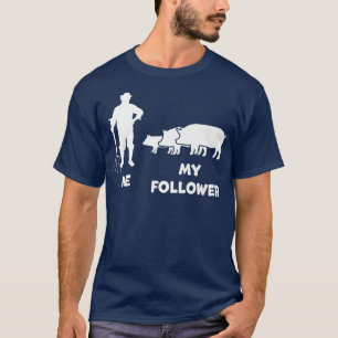 Camiseta Eu E O Meu Farmador Engraçado Da Follower Pig Prem