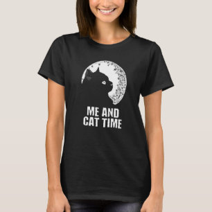 Camiseta Eu e o Tempo do Gato Hobby Gatinho Passatempo Mãe