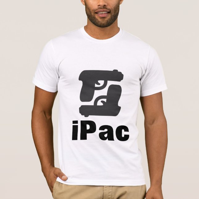 Camiseta Eu embalo o proprietário que de arma do ipac o ccw (Frente)