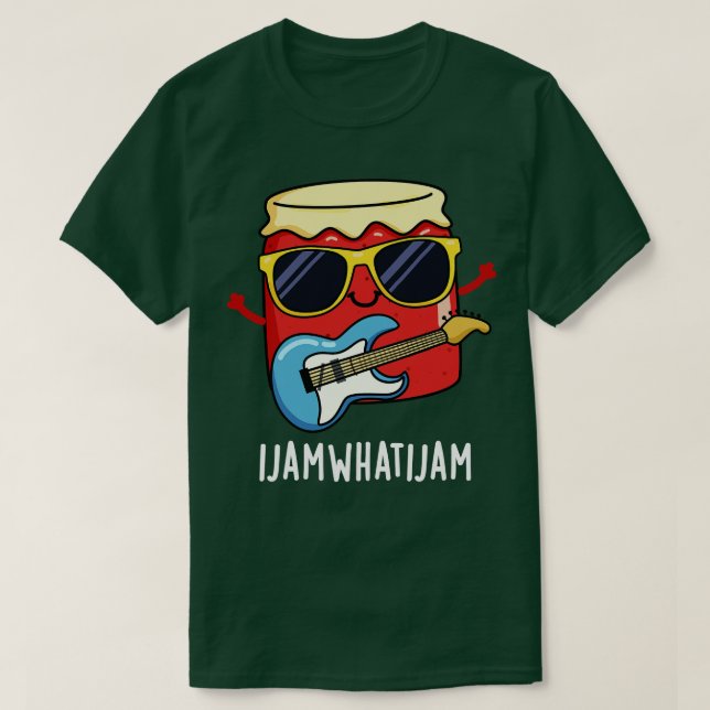 Camiseta Eu Emperro O Que Eu Engano Com Comida De Música En (Frente do Design)
