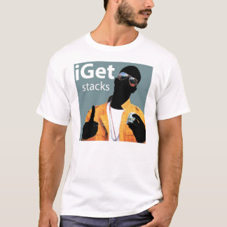 Camiseta eu empilho a cópia