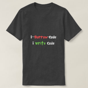 Camiseta Eu Empresto Código Eu Escrevo Código Programador E