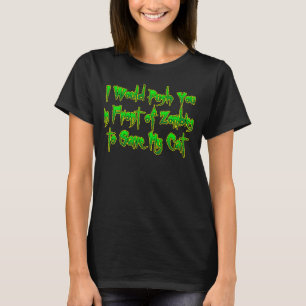 Camiseta Eu Empurraria Você Na Frente De Zumbis Para Salvar
