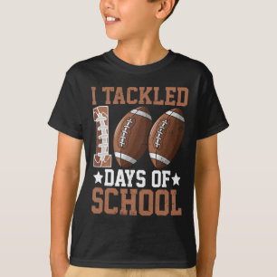 Camiseta Eu Encontrei 100 Dias De Futebol 100º Dia Da Escol
