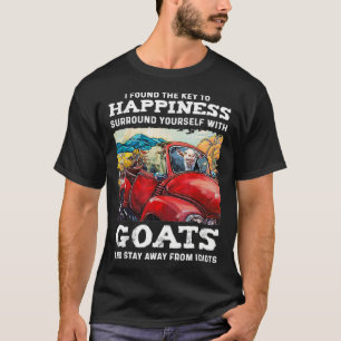 Camiseta Eu Encontrei A Chave Para A Felicidade Ao Seu Redo