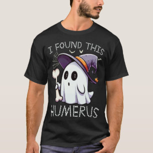 Camiseta Eu Encontrei Este Dia de as Bruxas engraçado De Hu