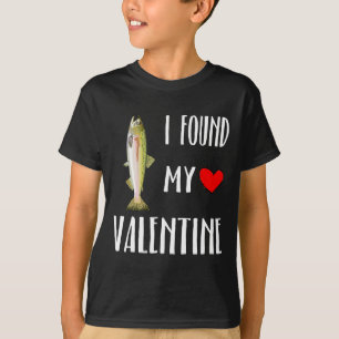 Camiseta Eu Encontrei Meu Amante de Salmão Rosa do Dia dos 