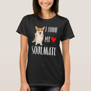 Camiseta Eu Encontrei O Meu Soulmate Pembroke Welsh Corgi D