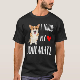 Camiseta Eu Encontrei O Meu Soulmate Pembroke Welsh Corgi D