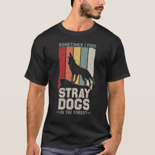 Camiseta Eu Encontro Cães Perdidos Caçadores de Coiotes V